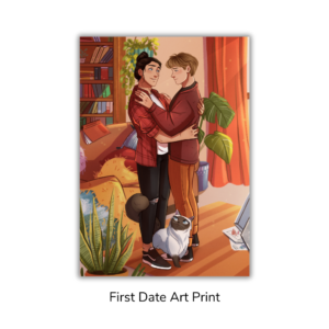 Queried Sick First Date Art Print